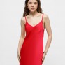 Червона сукня slip dress із щільного сатину з віскозою