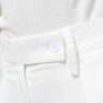 Білі брюки палаццо з костюмної тканини з віскозою