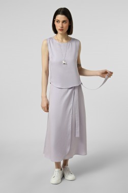 Лавандова спідниця на запах