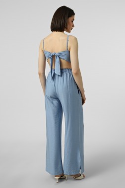 Барвінкові брюки з віскози 