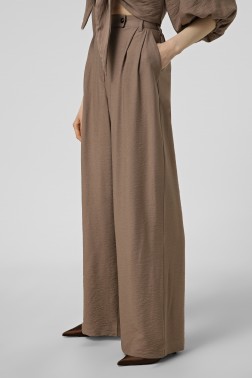  Палаццо з віскозної тканини Какао