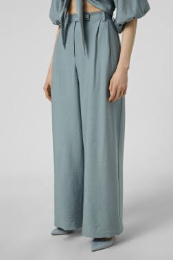  Палаццо з віскозної тканини Аквамарин