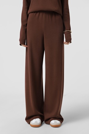 Теракотові прямі штани 