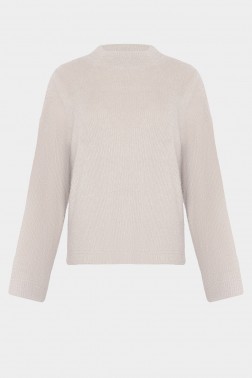 Сірий светр вільного крою