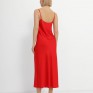 Червона сукня комбінація